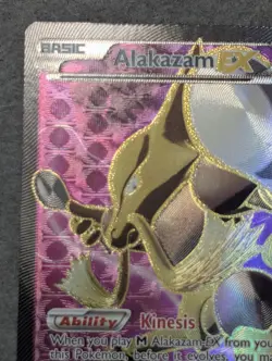 Alakazam EX 117/124 Fates Collide Ultra Rare Full Art Pokemon TCG Card (NM) - Image 3