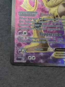 Alakazam EX 117/124 Fates Collide Ultra Rare Full Art Pokemon TCG Card (NM) - Image 4
