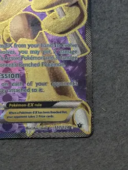 Alakazam EX 117/124 Fates Collide Ultra Rare Full Art Pokemon TCG Card (NM) - Image 5
