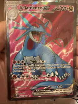 Pokemon TCG - Salamence EX Full Art - Journey Together Card 177/159 NM - Image 1