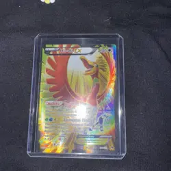 Pokemon TCG Ho-Oh EX Full Art Ultra Holo Rare Card 121/122 XY Breakpoint 2016 - Image 1