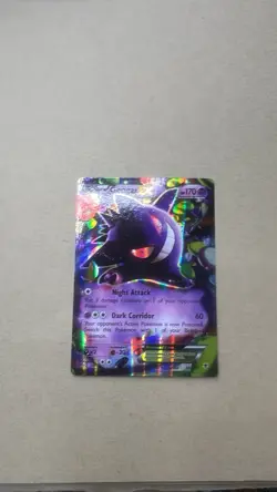 Gengar EX 34/119 - XY Phantom Forces Ultra Rare Holo Pokemon Card NEAR MINT/NM - Image 1