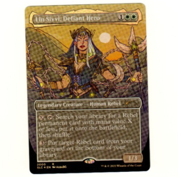 MTG Lin Sivvi The Defiant Hero Secret L air Foil Single Card - Image 1