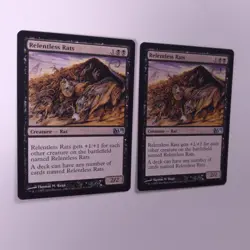 2x Relentless Rats M11 M/NM MTG Magic the Gathering Cards Regular - Image 3