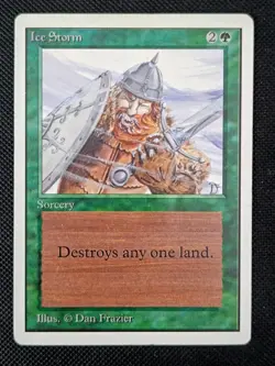MtG | 1 x Ice Storm | Unlimited Edition | Magic the Gathering - Image 1