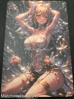 Matchmaker Spicy Waifu NSFW A5 Sizes Card Board Yoimiya Gemshin Impact Wedding - Image 1