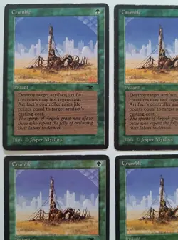 MtG | 4 x Crumble | Playset | Antiquities | Magic the Gathering - Image 2