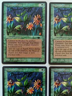 MtG | 4 x Argothian Pixies | Playset | Antiquities | Magic the Gathering - Image 2