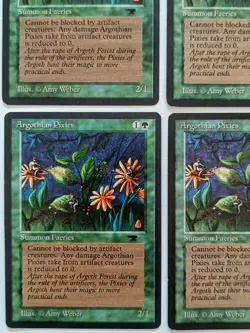 MtG | 4 x Argothian Pixies | Playset | Antiquities | Magic the Gathering - Image 4