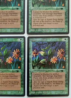 MtG | 4 x Argothian Pixies | Playset | Antiquities | Magic the Gathering - Image 5