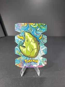 2000 Topps Pokemon #11 Metapod Stage 2 Die Cut Embossed card EV2 of 12 Mint - Image 1