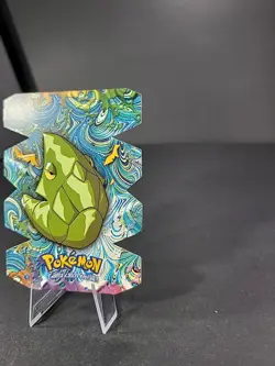 2000 Topps Pokemon #11 Metapod Stage 2 Die Cut Embossed card EV2 of 12 Mint - Image 2