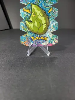 2000 Topps Pokemon #11 Metapod Stage 2 Die Cut Embossed card EV2 of 12 Mint - Image 4