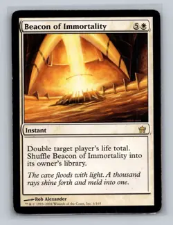 (1x) Magic The Gathering MTG Card Beacon Of Immortality 6/165 MP (x1) - Image 3