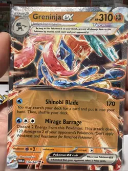 Greninja ex 106/167 - Twilight Masquerade - Pokemon TCG - Double Rare - Image 1