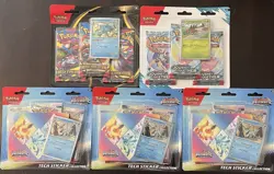 Pokemon TCG Prismatic Evolutions Journey Together Mega Evolution 3 Packs Lot 5 - Image 1