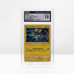 Pokemon Zeraora #61 Cosmos Holo Vivid Voltage 2020 - CGC 10 Gem Mint - Image 2