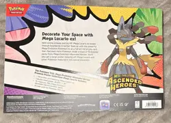 Pokemon TCG - Ascended Heroes - Mega Lucario Premium Poster Collection (SEALED) - Image 4