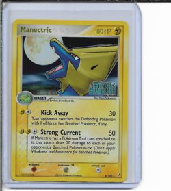Pokemon Crystal Guardians Manectric Reverse Holo Rare #8/100 Excellent Condition - Image 1