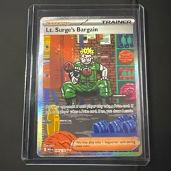 Lt. Surge's Bargain 185/132 SIR NM - Pokemon Mega Evolution - Pack Fresh - Image 4
