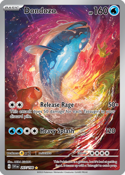 Pokemon - Dondozo 207/198 Scarlet & Violet - Holo Illustration Rare - NM - Image 4