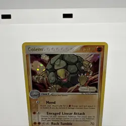 Pokemon Golem 6/92 EX Legend Maker stamped Reverse Holo Rare - Image 2