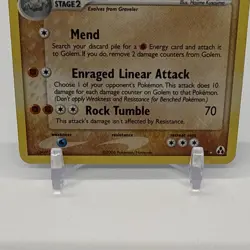 Pokemon Golem 6/92 EX Legend Maker stamped Reverse Holo Rare - Image 4