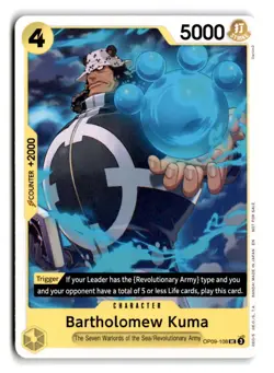 One Piece Promotion Card OP09-108 Tournament Pack 2025 Vol. 4 Bartholomew Kuma - Image 1