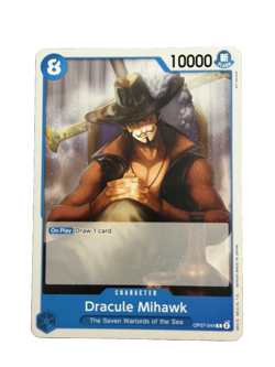 New: One Piece CCG Dracule Mihawk OP07-044 500 Years in the Future Regular C - Image 1