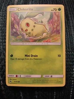 Chikorita 6/214 - Lost Thunder - Common - Pokemon Card TCG - Image 1