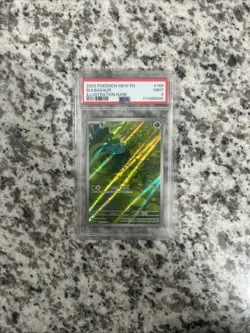 Pokemon TCG Bulbasaur Scarlet & Violet Holo Illustration Rare Card 166/165 PSA 9 - Image 1