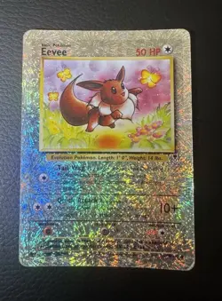 2002 Pokemon Card Eevee 74/110 Legendary Collection Reverse Holo - Image 1
