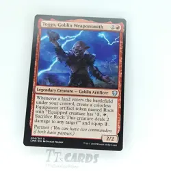 Toggo, Goblin Weaponsmith 204 - MTG Magic the Gathering Commander Legends CMR - Image 1