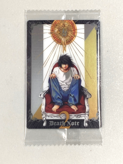 L - N 1-02 - Death Note Wafer Card Japanese - Image 1