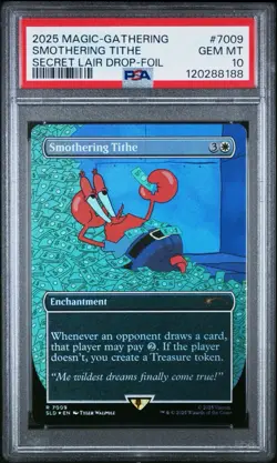 SpongeBob Secret Lair Smothering Tithe PSA 10 Pop 10 Mr Krabs - Image 1