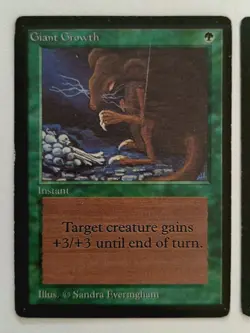 MtG | 2 x Giant Growth | Beta Edition | Magic the Gathering - Image 2