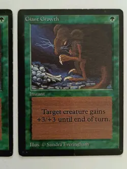 MtG | 2 x Giant Growth | Beta Edition | Magic the Gathering - Image 3
