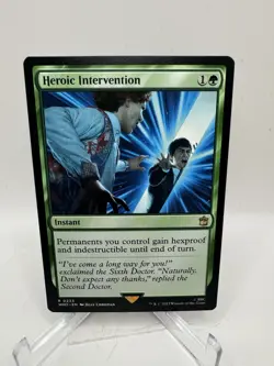MTG Universes Beyond: Doctor Who #233 Heroic Intervention NM - Image 1