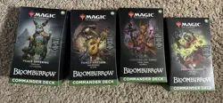 Magic the Gathering: Bloomburrow Commander Deck Set (Set of 4) - Image 1