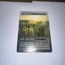 Temple Garden 281 Borderless Unfinity UNF MTG Magic - Image 1