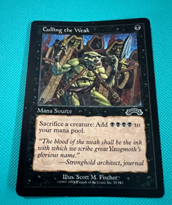 Culling the Weak - Exodus - MTG - Magic the Gathering - Image 1
