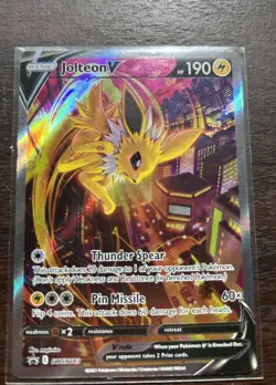 Pokemon Jolteon V SWSH183 Promo Holo Basic Thunder Sword & Shield English - Image 4