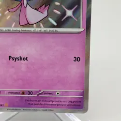 Ralts 153/91 Paldean Fates Baby Shiny Holo Rare Gold Star Pokemon - NM Near Mint - Image 5