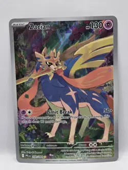 Zacian 100/94 Pokemon TCG Phantasmal Flames IR NM - Image 1