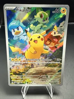 Pokemon TCG Pikachu 027 Promo Holo Black Star - Image 1