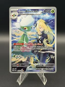 Pokemon TCG Cynthia's Roserade 184/182 Destined Rivals Holo Rare 130HP English - Image 1