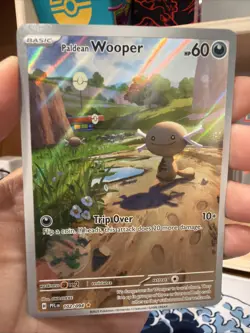 Paldean Wooper (102/094) IR~ Mint/NM Phantasmal Flames 2025 Full-Art Pokemon TCG - Image 1