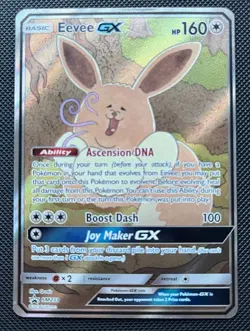 Pokemon TCG Eevee GX SM233 Full Art Black Star Promo Sun & Moon - Image 1