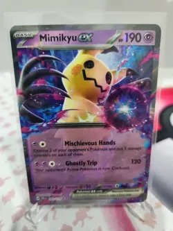 Pokemon TCG - Mimikyu ex 069/159 - Journey Together - Double Rare - NM/M - Image 1