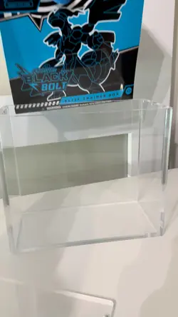 2 PCS POKEMON ETB ACRYLIC DISPLAY CASE MAGNETIC LID PROTECTOR CASE US STOCK - Image 2